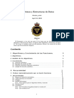 Algoritmos y Estructura de Datos