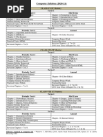 Computer Syllabus 2020-21