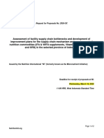 RFP 2055-XX Supply Chain Assessment