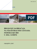 Brojanje Saobracaja F Bih 2016 PDF