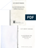 Guy Debord - La Sociedad Del Espectáculo PDF