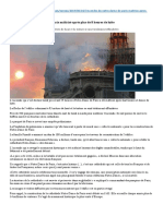 Incendie Notre Dame