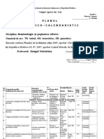 Planul Tem. Cal - Seminologie Şi Pepiniere