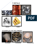 Examples of Metals