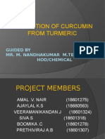 Extraction of Curcumin