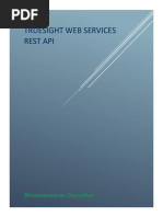 TrueSight Web Services REST API