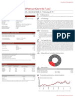 Passive Growth Fund 2019