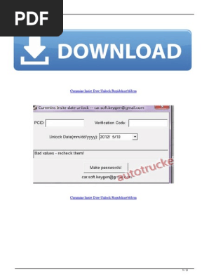 Cummins insite 7.x keygen