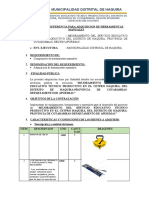 Adquisición herramientas manuales CETPRO Haquira