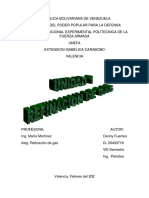 Informe de La Unidad1 de Refinacion de Gas. 8vo Semestre.