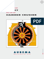 Medium-hard rock and ore hammer crusher