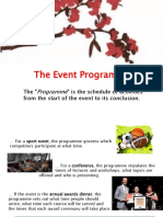 Event Programme