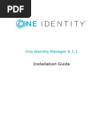 One Identity Manager Installation Guide