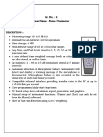 Noise Dosimeter