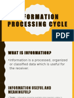 Information Processing Cycle