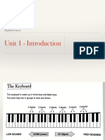 Keyboard Unit 1 - Introduction