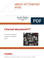 Examination of Charred Documents