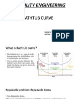 Reliability Engineering Bathtub Curve