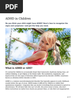 ADHD in Children