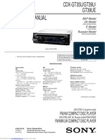 SONY Cdxgt35u STÉREO CON CD PDF