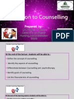 Introduction To Counselling