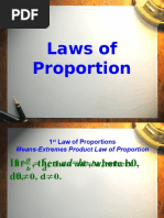 Laws of Proportion