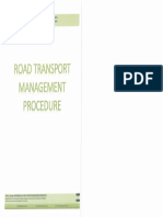 Annexure 24 Road Transportation Management Procedure