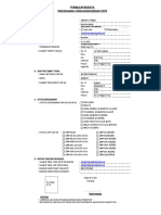 Formulir Biodata Pemohon Mandat 1