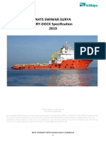 SWIWAR SURYA Dry-Dock Specification 2019