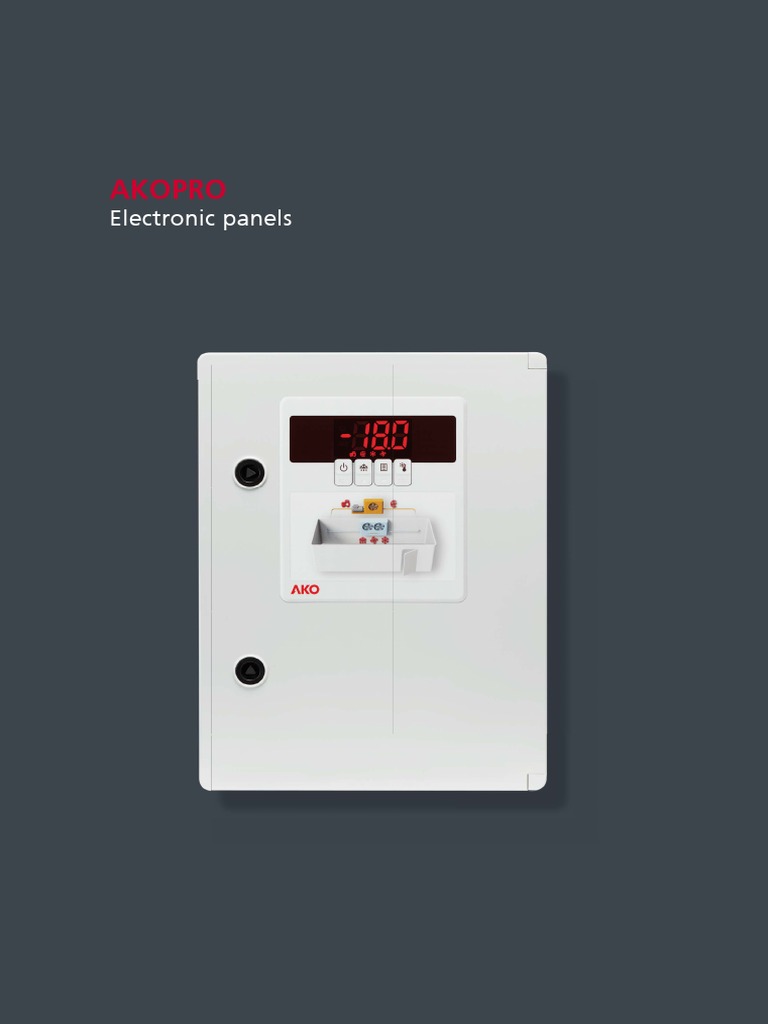 Cold Room Electronic Control Panels | PDF | Mains Electricity | Relay
