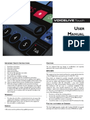User manual TC Helicon GO XLR Mini (English - 32 pages)