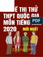 22 Đề Tiếng Anh 2020 PDF