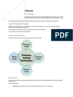 Scaling Techniques