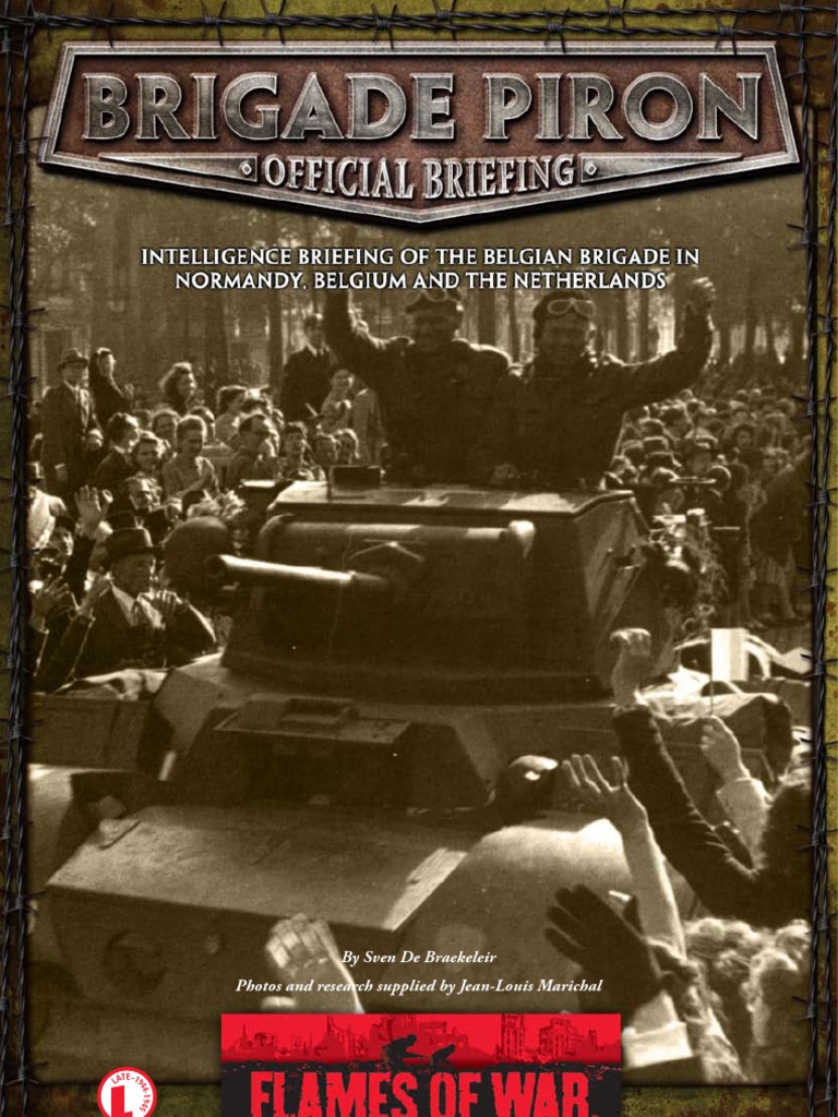 WWII Belgian Brigade Operations | PDF | Platoon | Company (Military Unit)