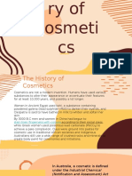 The Chemistry of Cosmetics