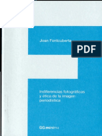 Joan Fontcuberta, Indiferencias Fotograficas y Etica de La Imagen Periodistica PDF