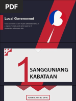 Local and National Government