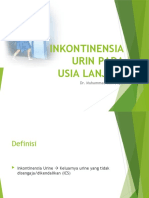 INKONTINENSIA URIN PADA USIA LANJUT