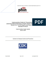 PHIN Laboratory Result ELR v231