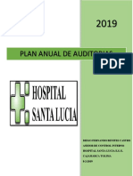 Plan Anual de Auditoria 2019