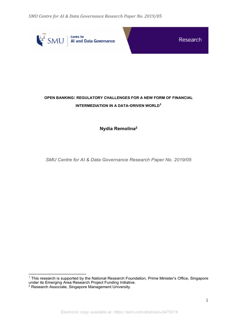 S.15 FINTECH Open Banking PDF | PDF | Application Programming Interface ...