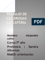 Trabajo de las drogas la cafeína