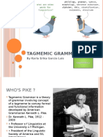 Tagmemic Grammar