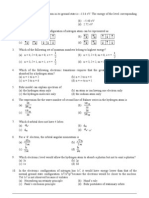 Atomic Structure Holiday Assignment