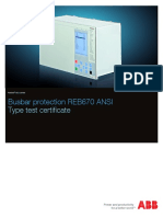 1MRK505212-TUS D en Type Test Certificate REB670 ANSI 1.2 PDF