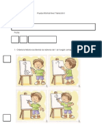 Prueba Informal Nivel Transición II Matematicas