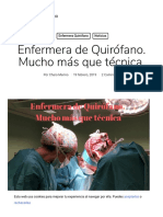 Enfermera de Quirófano