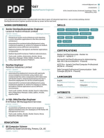 Vinit's Resume PDF