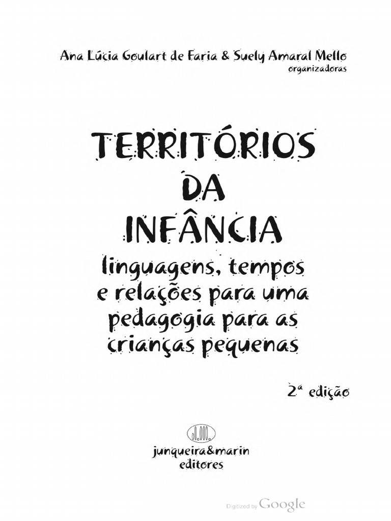 TERRITÓRIOS DA INFÂNCIA Linguagens Tem PDF | PDF | Alfabetização | Humano, image size:768x1024