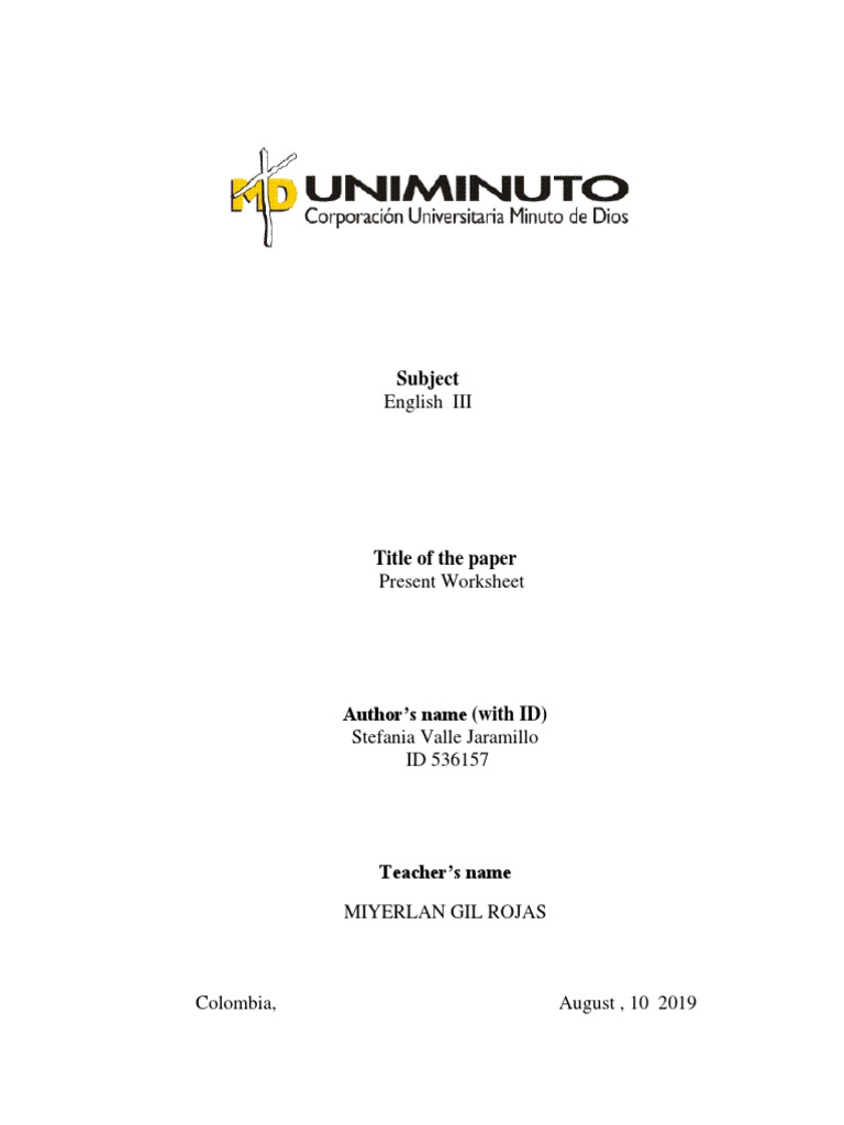 Title Page PDF | PDF